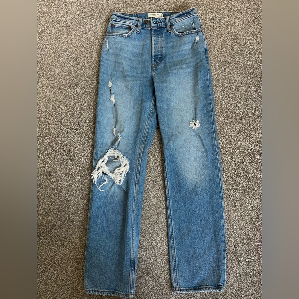 Abercrombie & Fitch High Rise Dad Jean